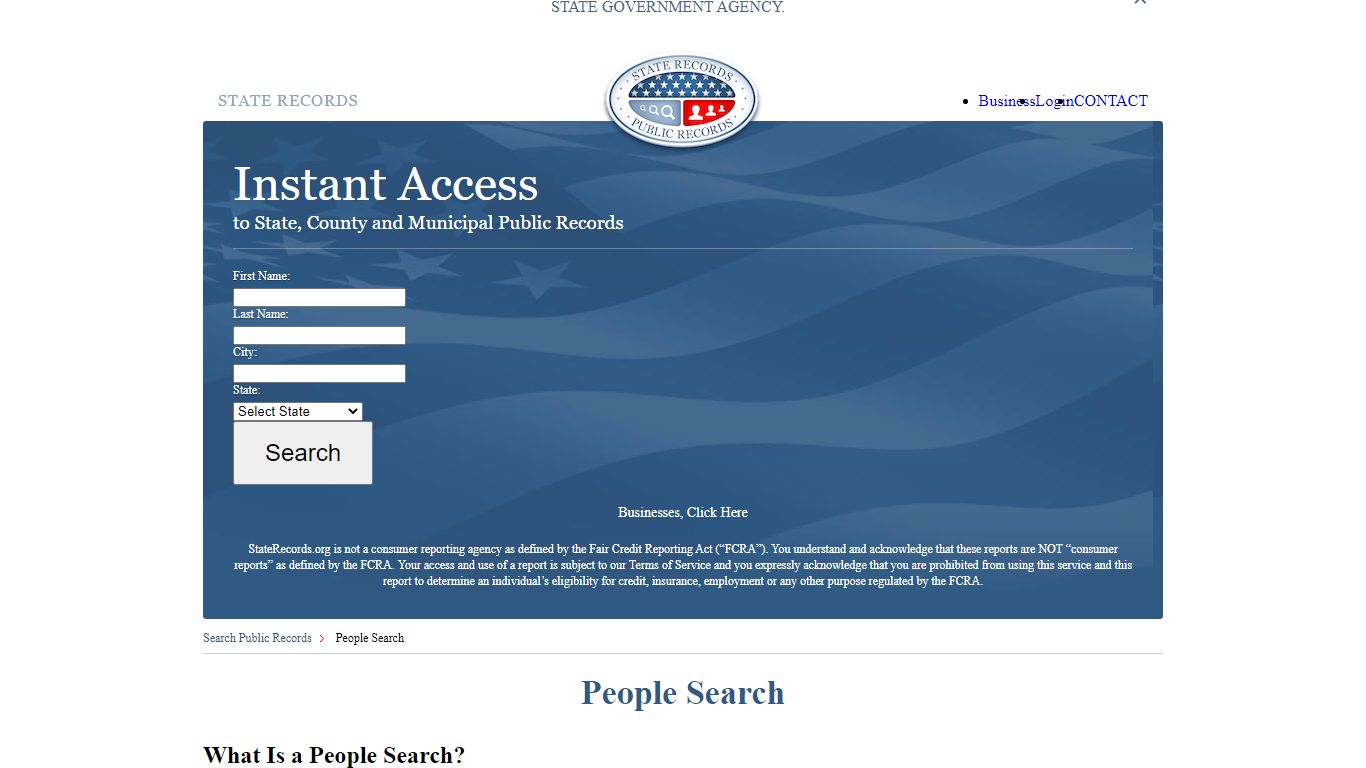 People Search | StateRecords.org